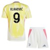 Officiële Voetbalshirt + Korte Broek Juventus Vlahovic 9 Uit 2024-25 - Kids